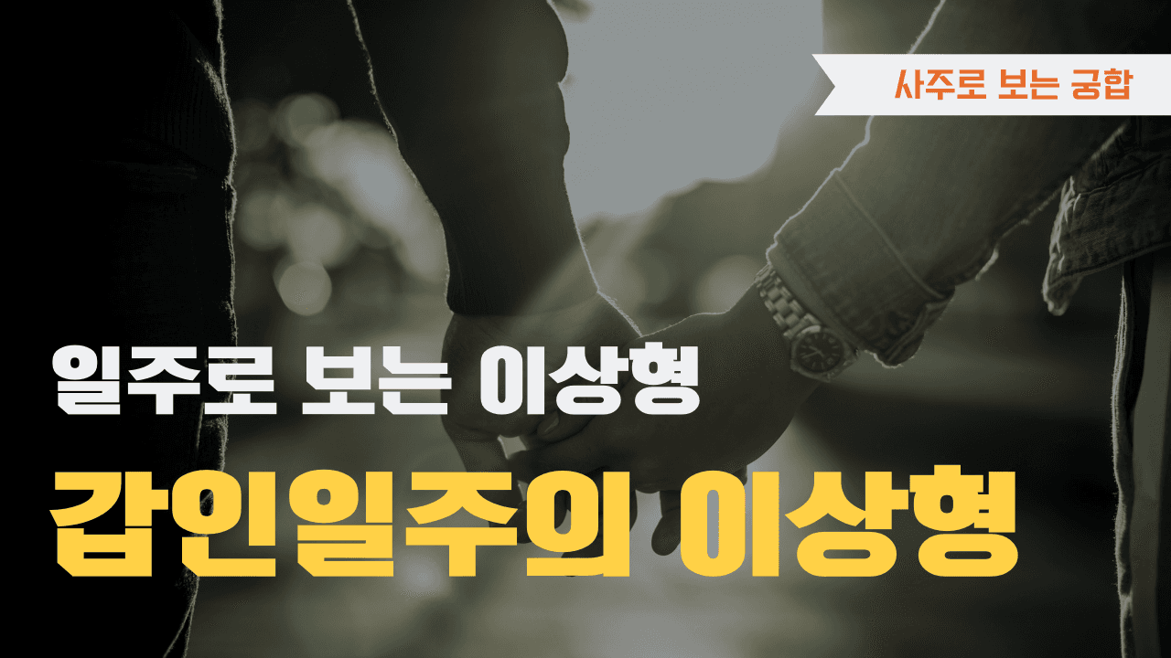 갑인일주 이상형