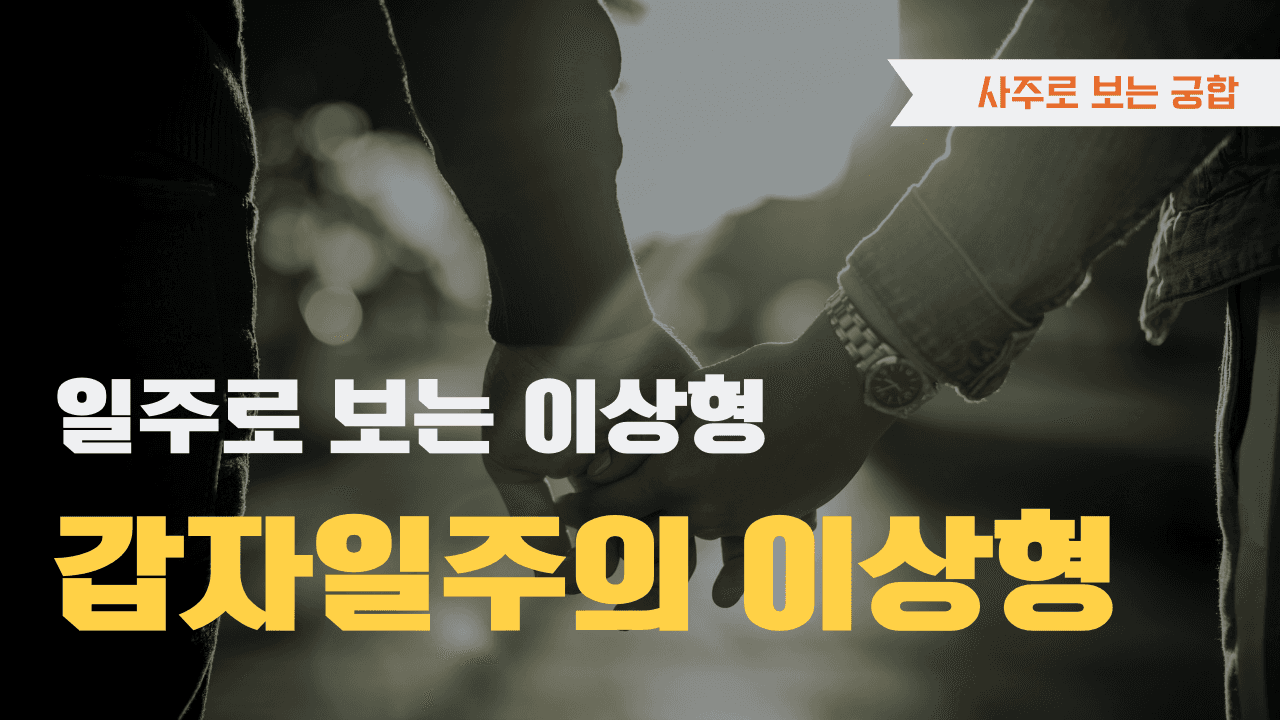 갑자일주 이상형