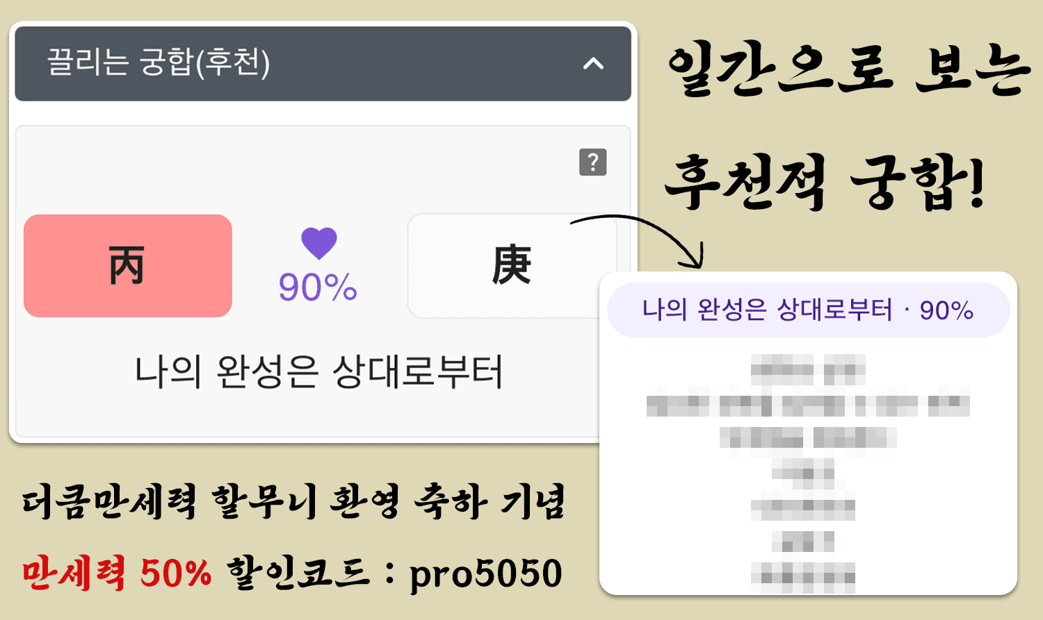 병화일간과 경금일간의 궁합